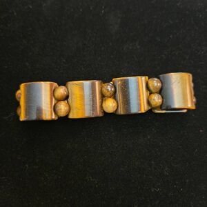 NEW Tigers eye Bowtie Bead Stretch Bracelet